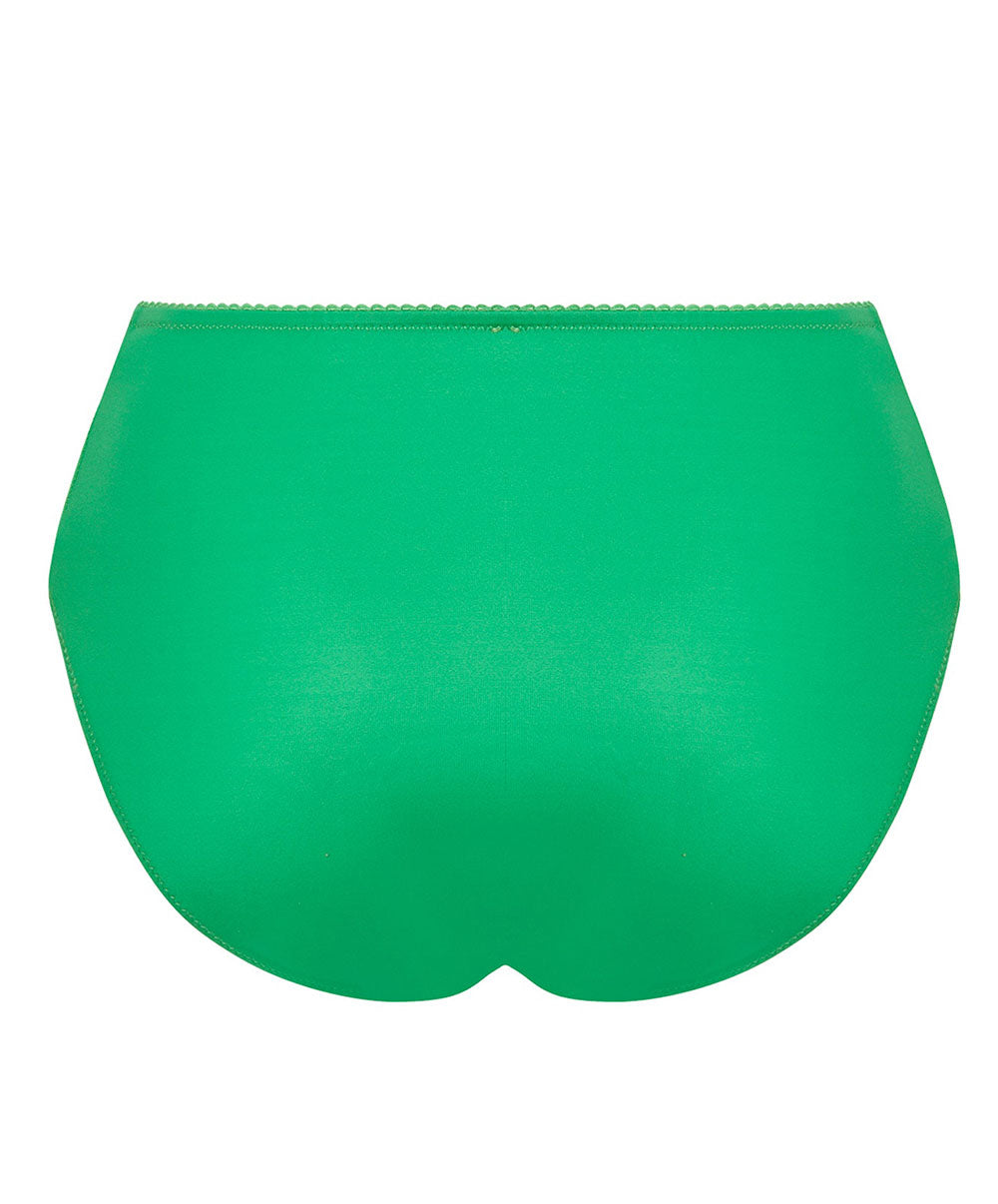 Slip haut grande taille Lise Charmel Dressing Floral émeraude BCC0388-DE