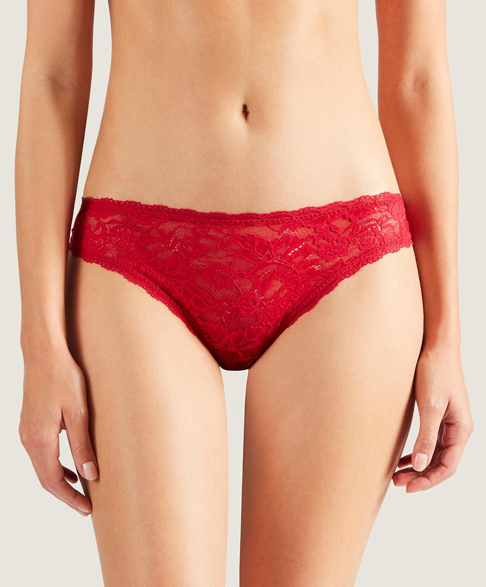 Culotte italienne rouge Rosessence rouge gala Aubade HK27-GALA