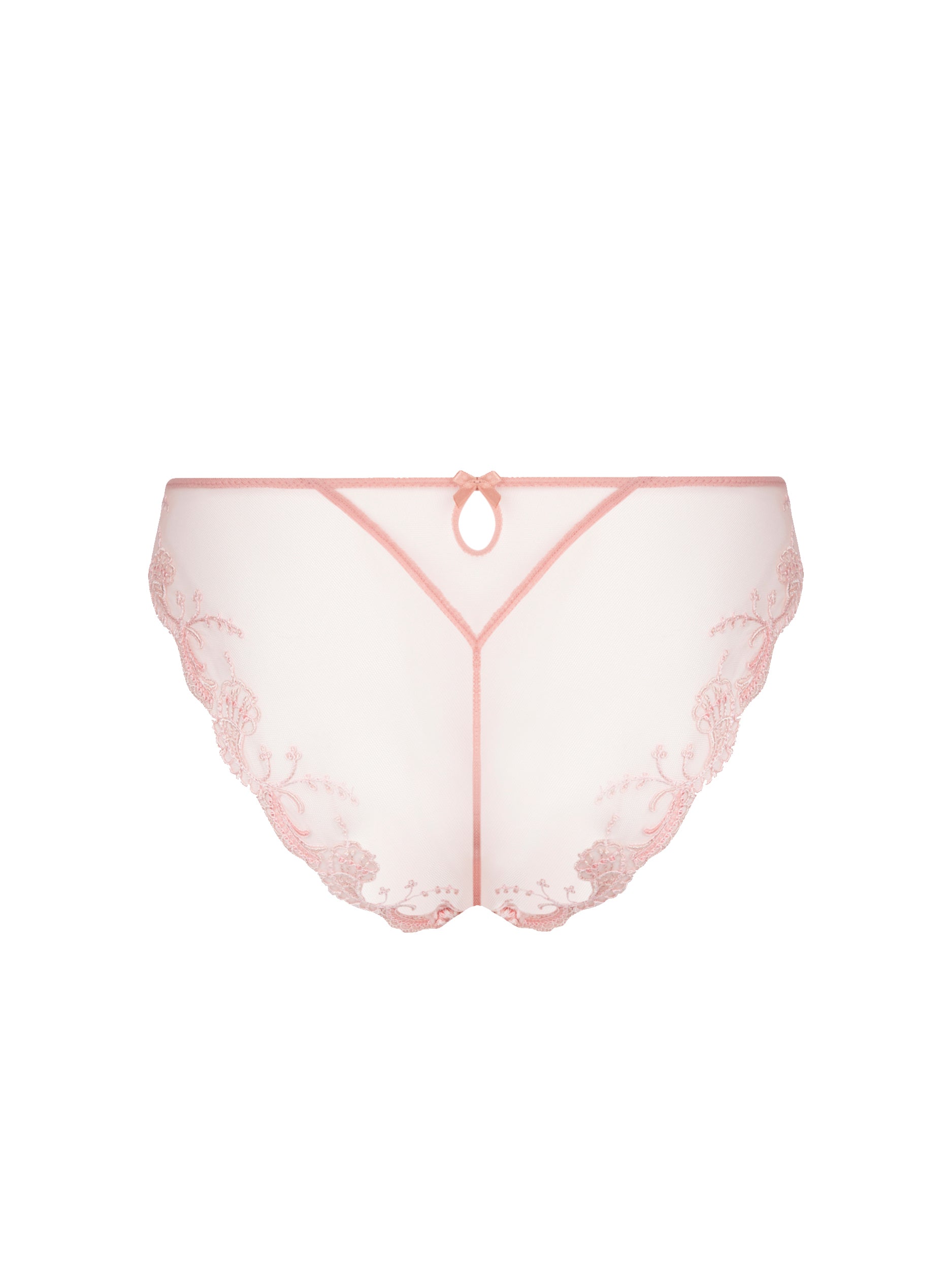 Slip italien en soie Lise Charmel Splendeur soie rose vintage ACC0780-SU