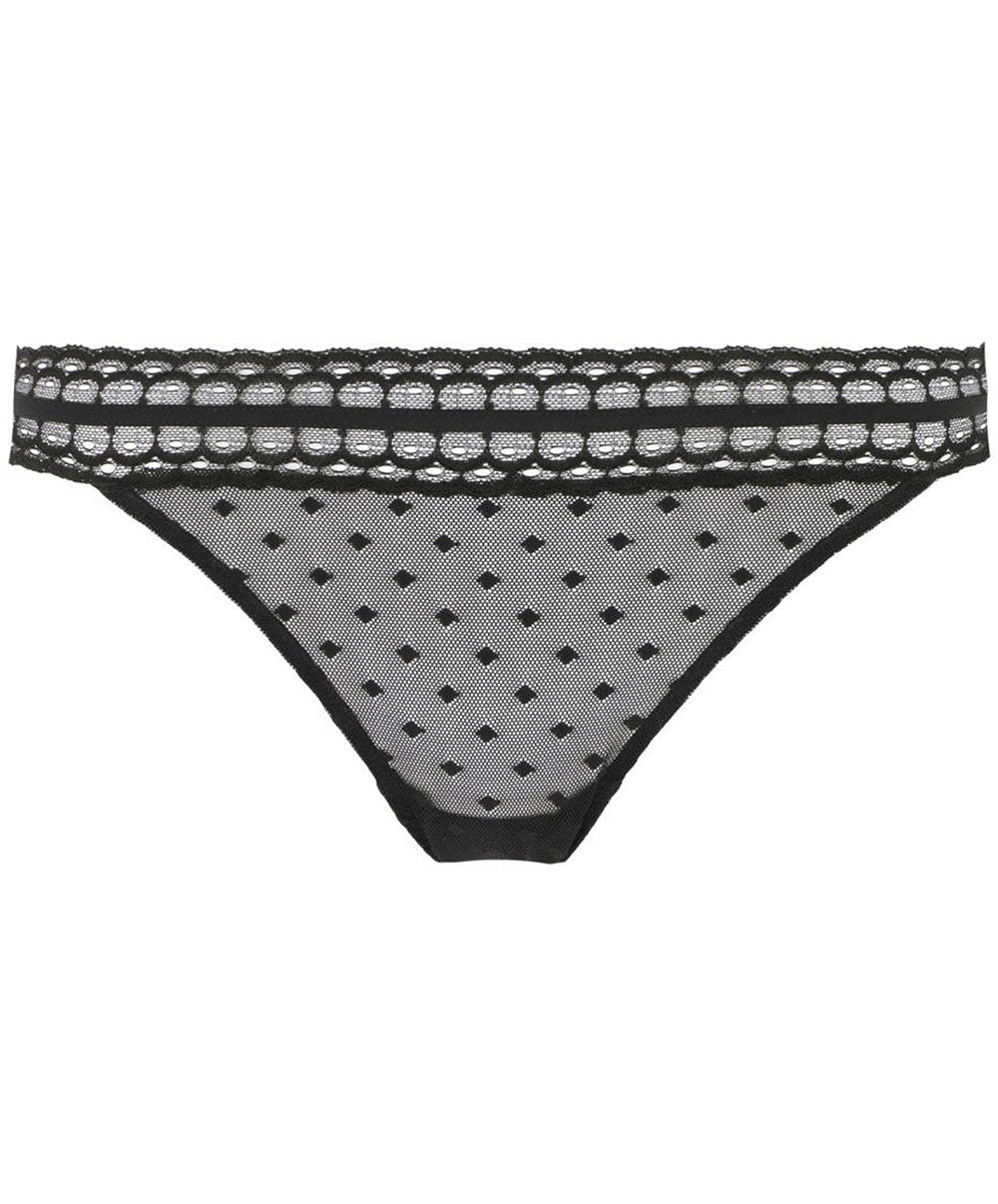 Slip séduction Antigel de Lise Charmel Intermède Sexy noir ECG0782-NO