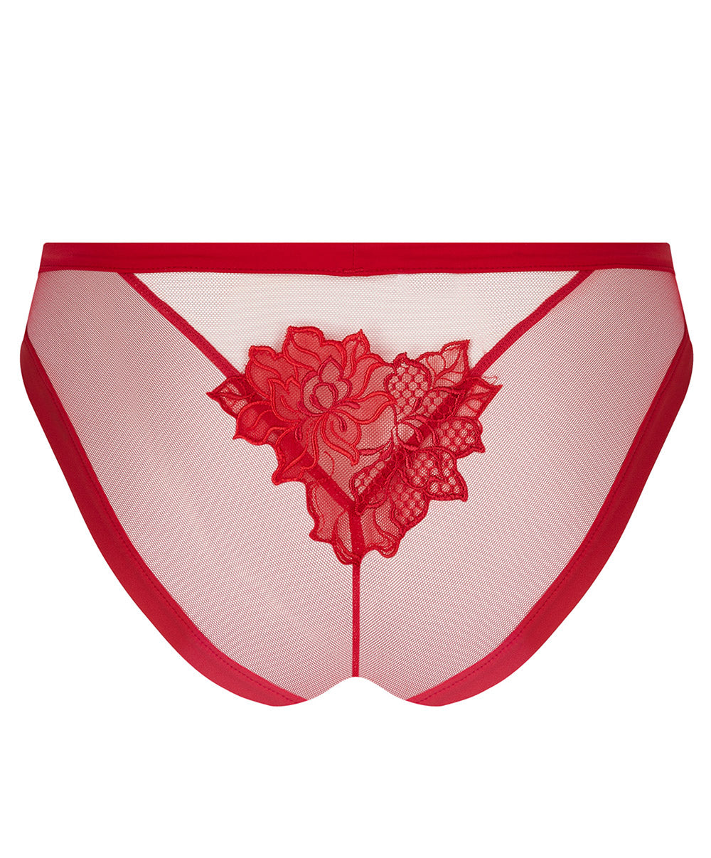 Slip "Séduction" Lise Charmel Adorable en Sexy rouge effusion ACH0785-RE