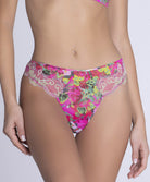 Slip "Séduction" Lise Charmel Envolée de Fleurs fuchsia ACH0783-EF