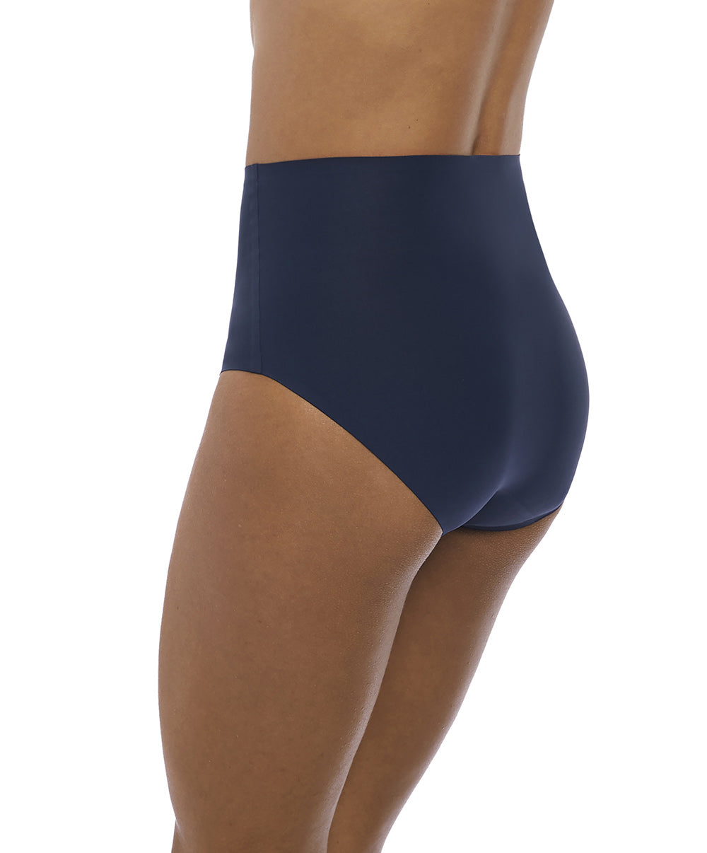 Slip invisible stretch taille haute Fantasie Smoothease bleu marine FL2328-NAY
