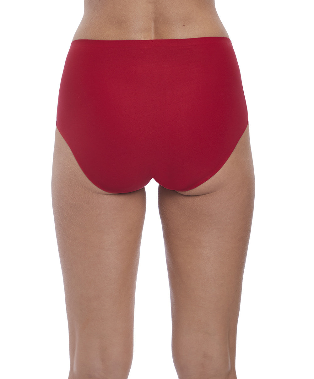 Slip invisible stretch taille haute Fantasie Smoothease rouge FL2328-RED