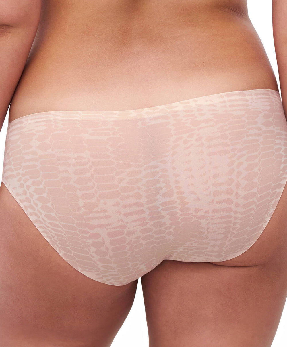 Slip taille basse Chantelle Softstretch imprimé sepent clair C11D30-A20 2