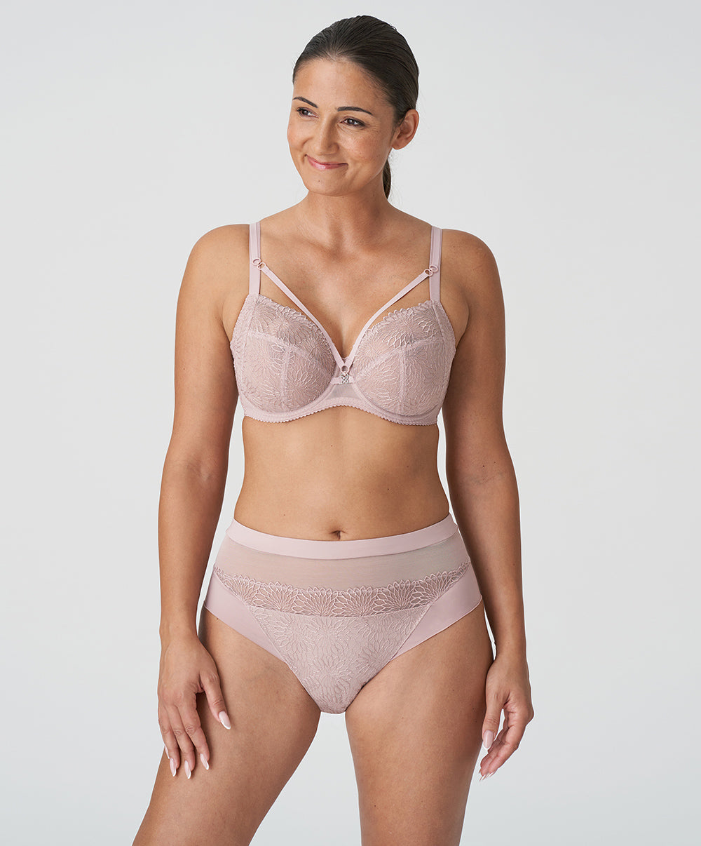 Slip taille haute femme PrimaDonna Sophora bois de rose 0563181-BDS