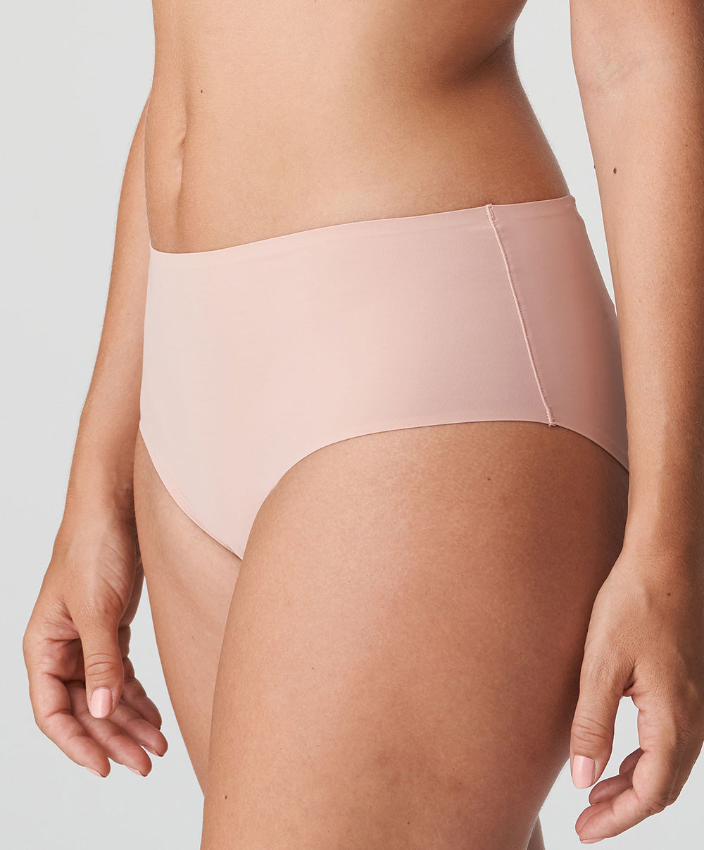 Slip taille haute invisible PrimaDonna Figuras rose poudré 0563251-PWD
