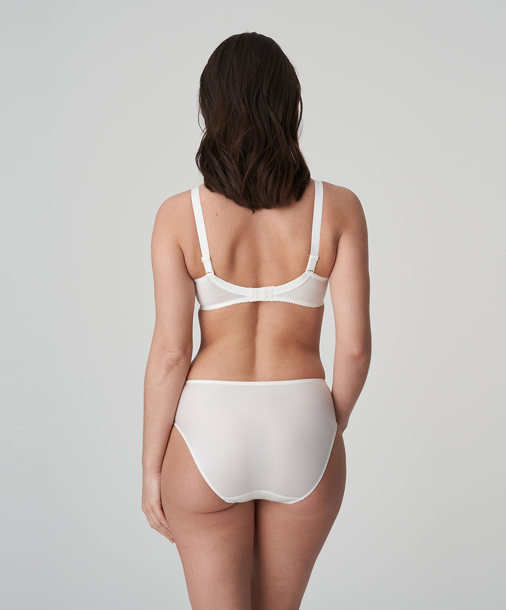 Slip taille haute invisible PrimaDonna Satin noir 0561331-NAT