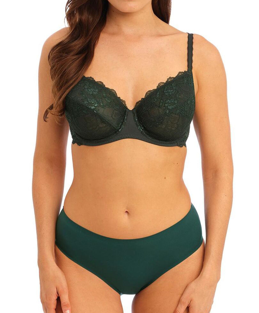 Slip taille mi-haute Wacoal Inès Secret dark sea WE601055-DAA