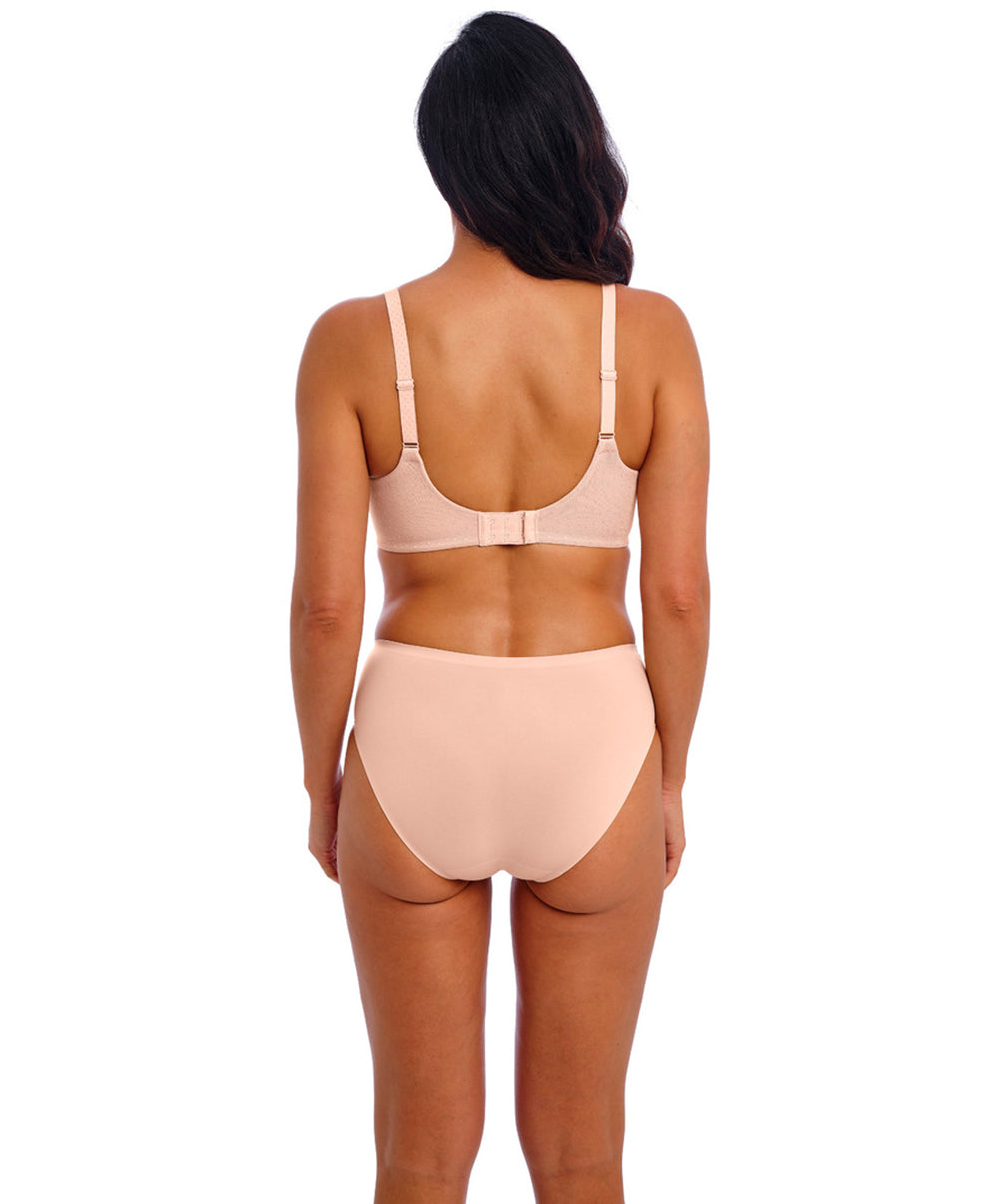 Slip taille mi-haute Wacoal Inès Secret rose dust WE601055-ROU