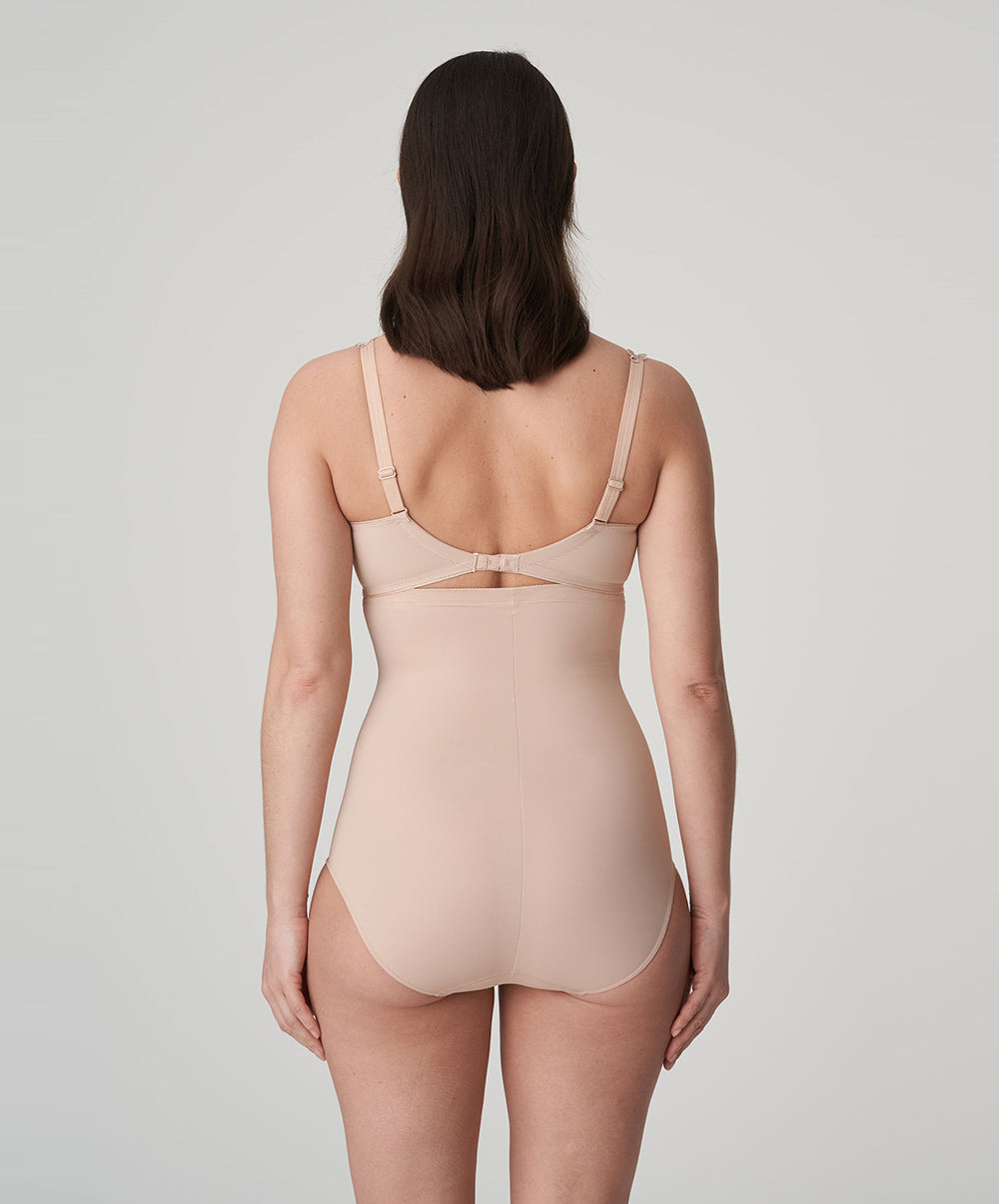 Slip ventre plat gainant taille très haute PrimaDonna Perle café au lait 0562344-CAL