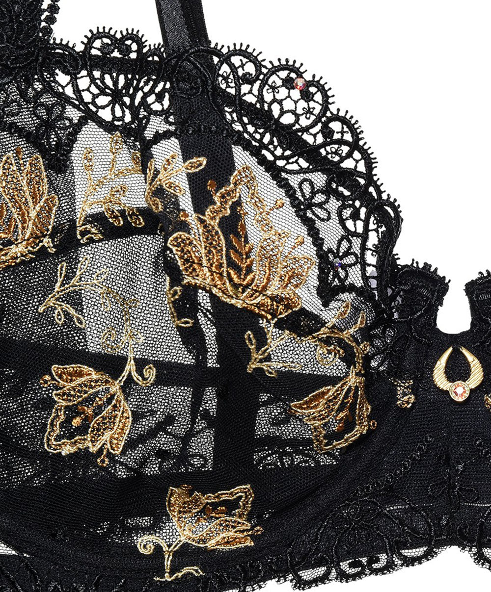 Soutien-gorge-Corbeille-Noir-Indie-Noir-et-Jaune-Exotic-Indie-Lise-Charmel-Face-ACC3011