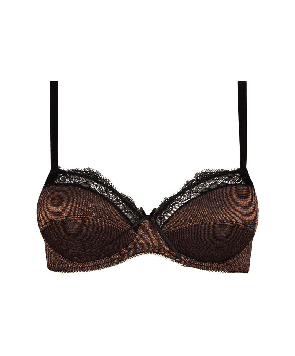Soutien-gorge armature Antigel de Lise Charmel Disco Dentelle cuivre ECH6046-CD