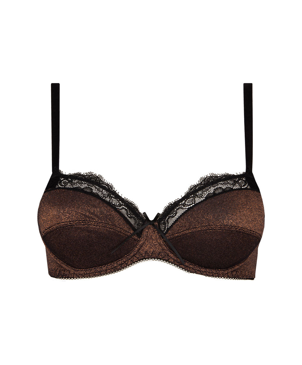 Soutien-gorge armature Antigel de Lise Charmel Disco Dentelle cuivre ECH6046-CD