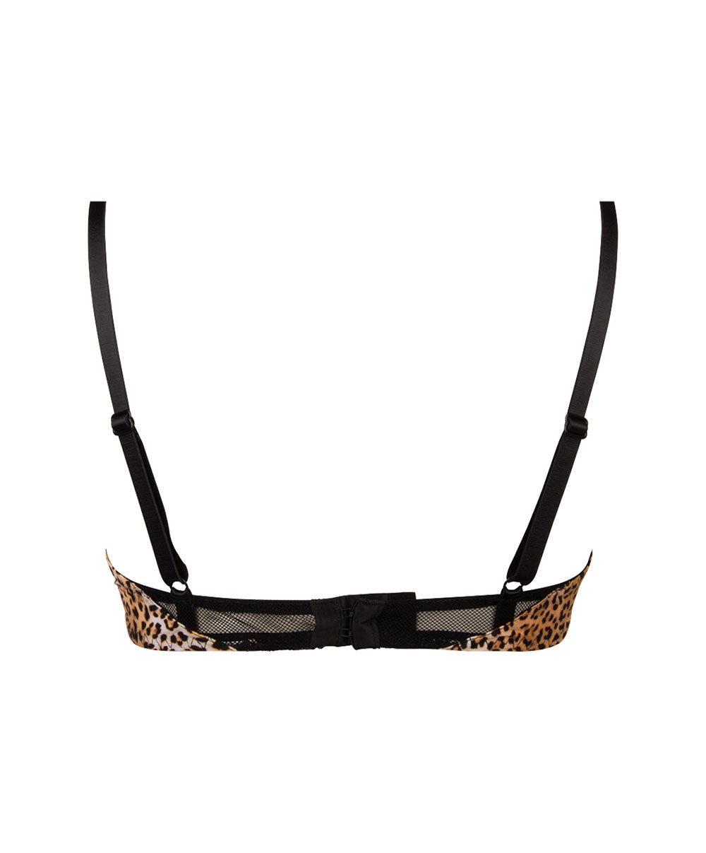 Soutien-gorge armature Antigel de Lise Charmel Libre Panthère fauve et noir ECH6038-FN 10