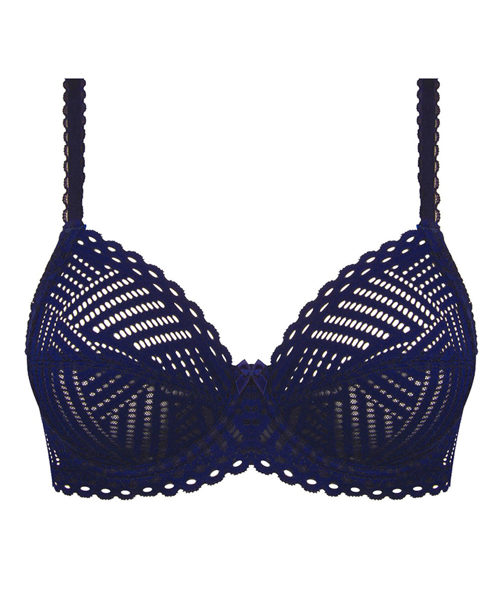 Soutien-gorge LISE CHARMEL Dandy Nautique - Armature - Taille FR85D/EUR70D/UK32D - Bleu - Neuf Avec étiquettes