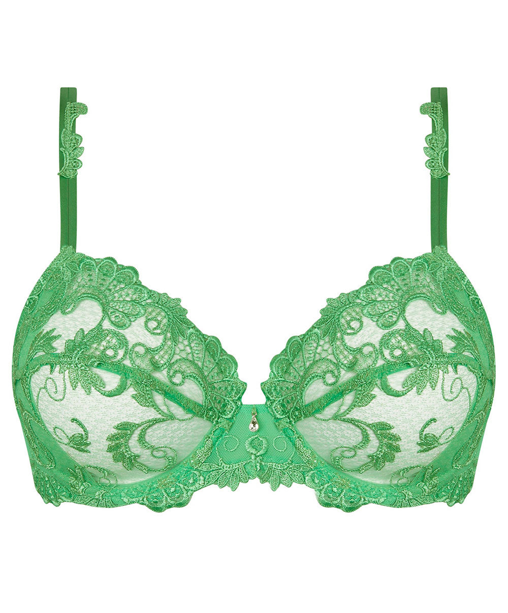 Soutien-gorge armature Lise Charmel Dressing Floral émeraude ACC6088-DE