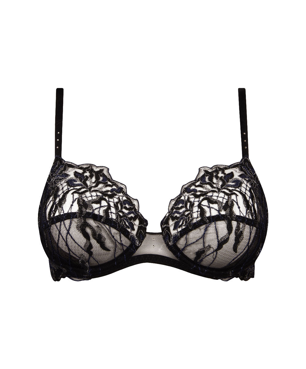 Soutien-gorge armatures Lise Charmel Les Nuits Chics nuit argent ACH6035-NA