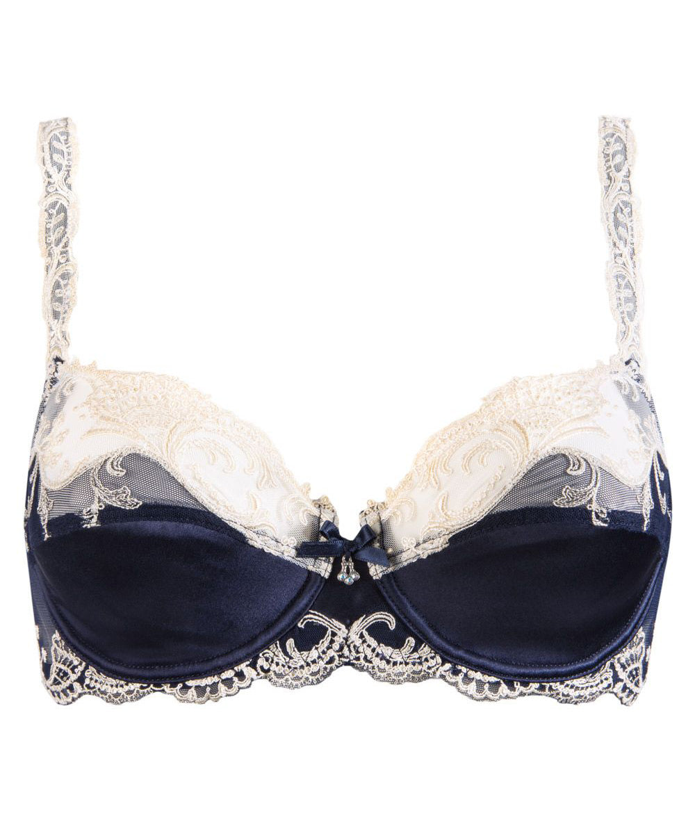 Soutien-gorge armatures Lise Charmel Splendeur Soie marine ACC6080-SM