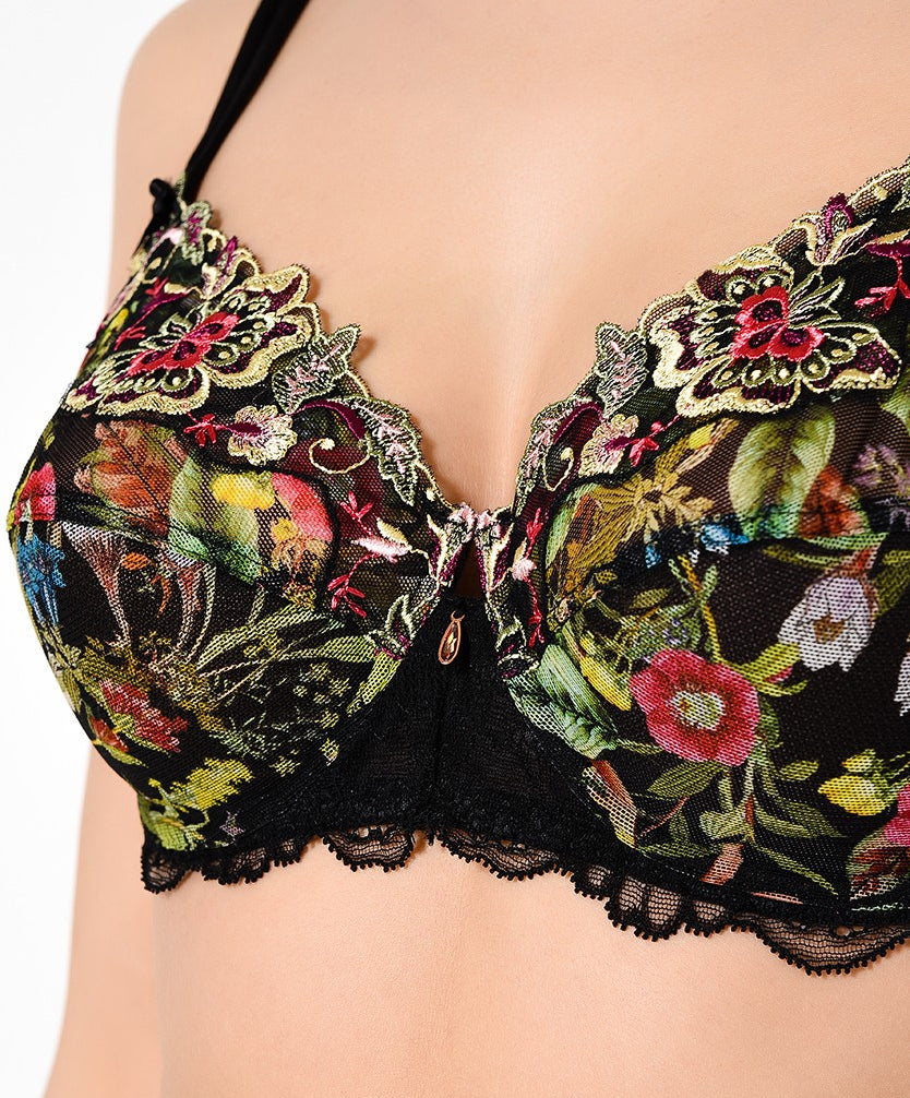 Soutien-gorge armature fleurs de jungle Lise Charmel coloré