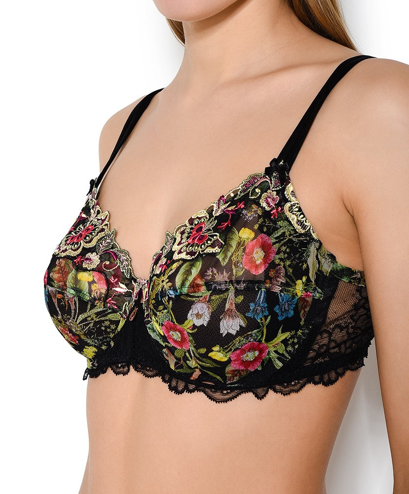 Soutien-gorge armature fleurs de jungle Lise Charmel coloré