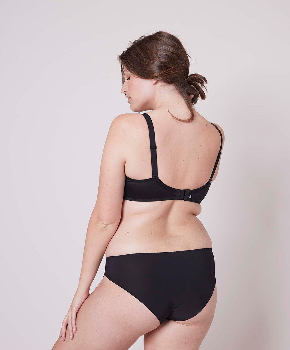 Soutien-gorge armature décolleté plongeant Simone Pérèle Wish noir 12B319-015