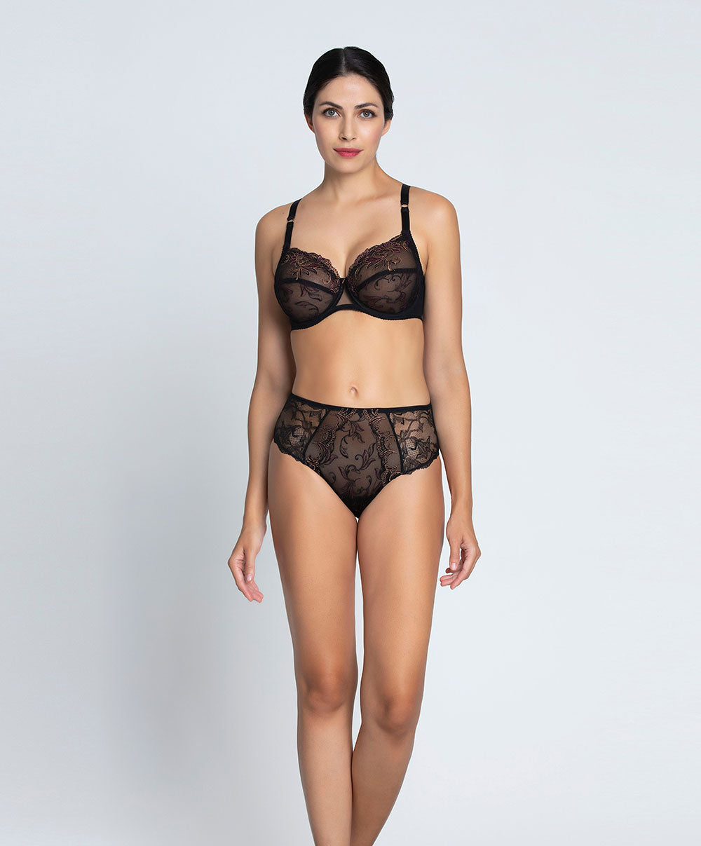 Soutien-gorge armature grande taille bien-être Charme Secret noir Lise Charmel BCJ6133-CN 7