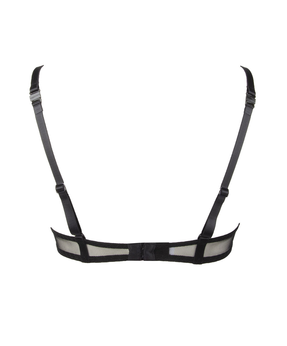 Soutien-gorge triangle armature Antigel de Lise Charmel Soir Adrénaline noir ECG6395-NO