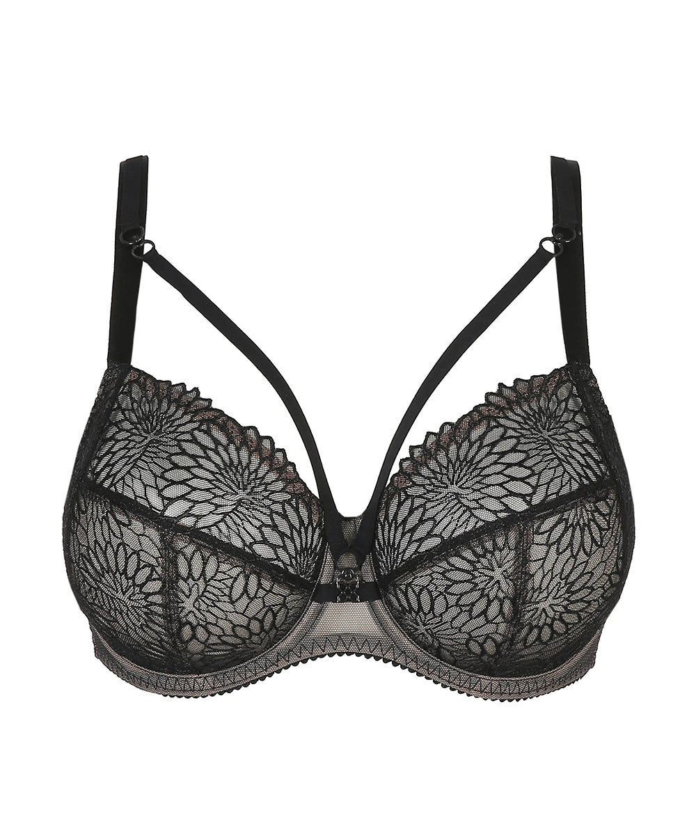 Soutien-gorge armatures emboitant 3 parties PrimaDonna Sophora noir 0163180-0163181-ZWA