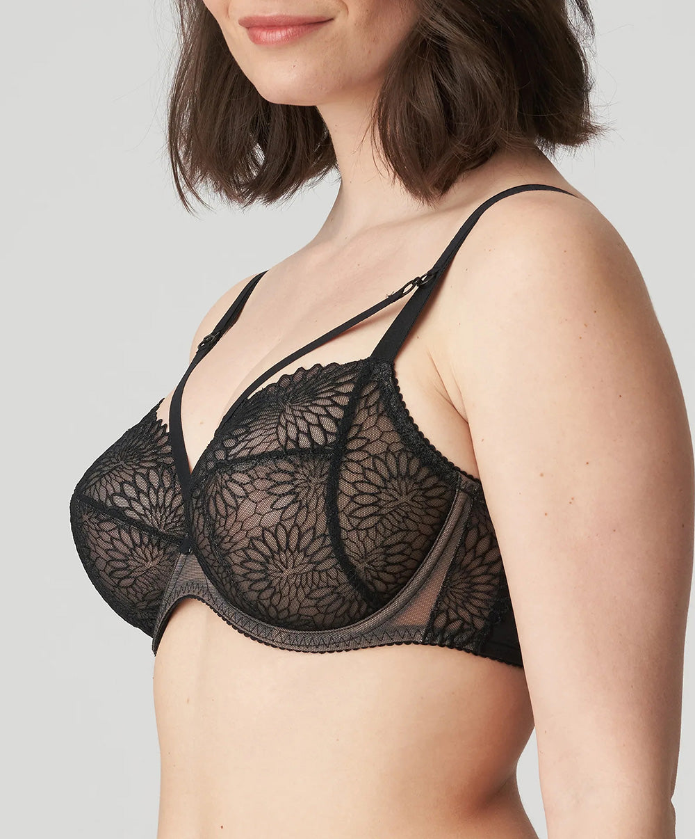 Soutien-gorge armatures emboitant 3 parties PrimaDonna Sophora noir 0163180-0163181-ZWA