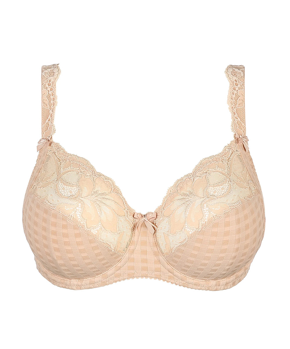 Soutien-gorge armatures emboitant 3 parties dentelle PrimaDonna Madison café latte 0162120-0162121-CAL