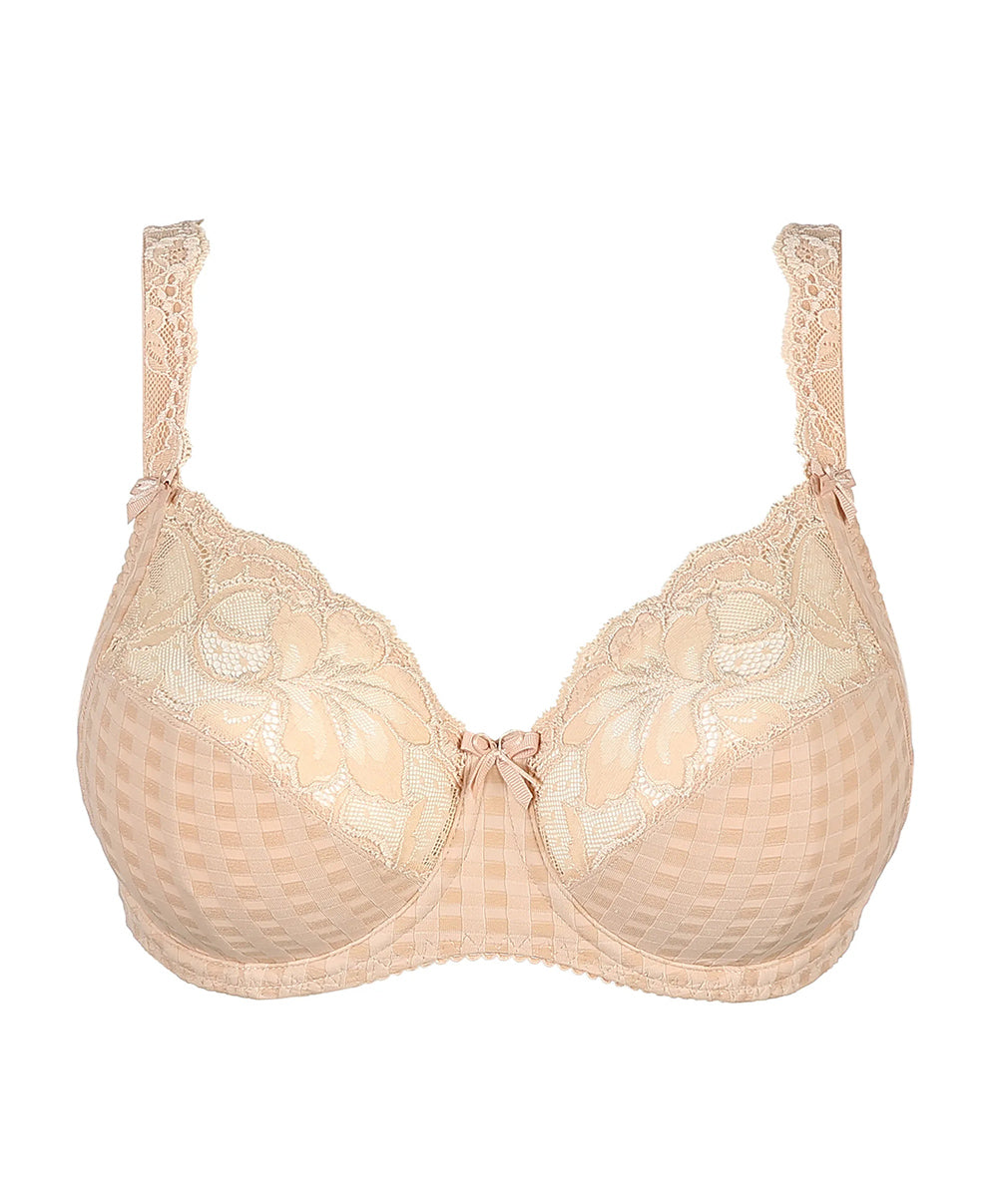 Soutien-gorge armatures emboitant 3 parties dentelle PrimaDonna Madison café latte 0162120-0162121-CAL