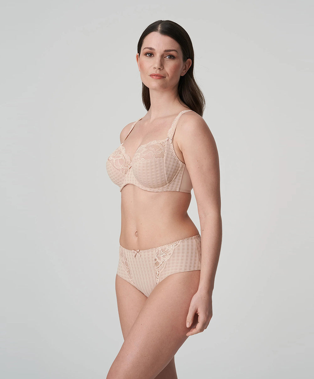 Soutien-gorge armatures emboitant 3 parties dentelle PrimaDonna Madison café latte 0162120-0162121-CAL