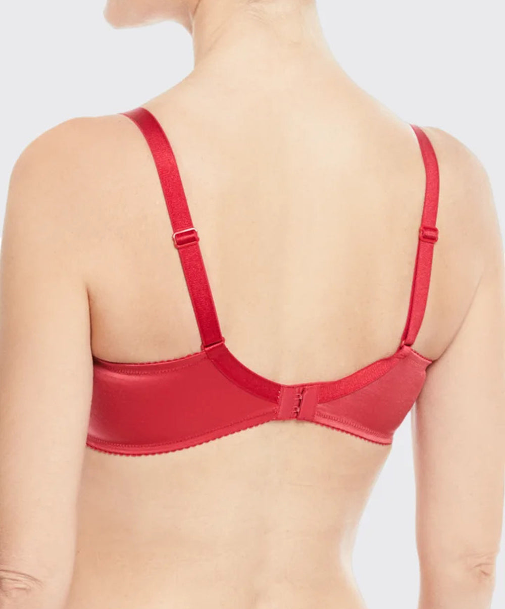 Soutien-gorge armatures grande taille "Bien-être" Lise Charmel Dressing Floral rouge BCC6188-DS