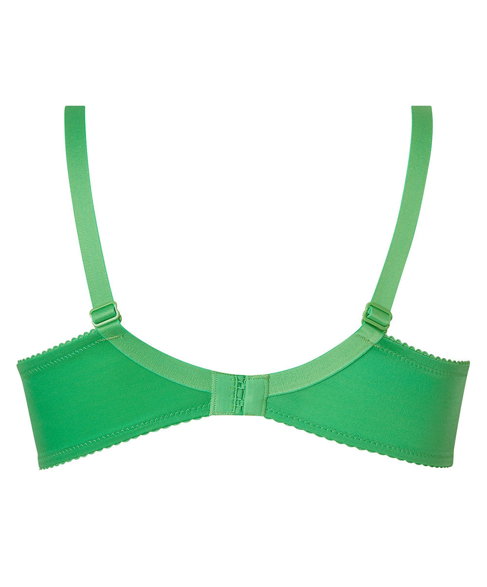 Soutien-gorge armatures grande taille "Bien-être" Lise Charmel Dressing Floral émeraude BCC6188-DE