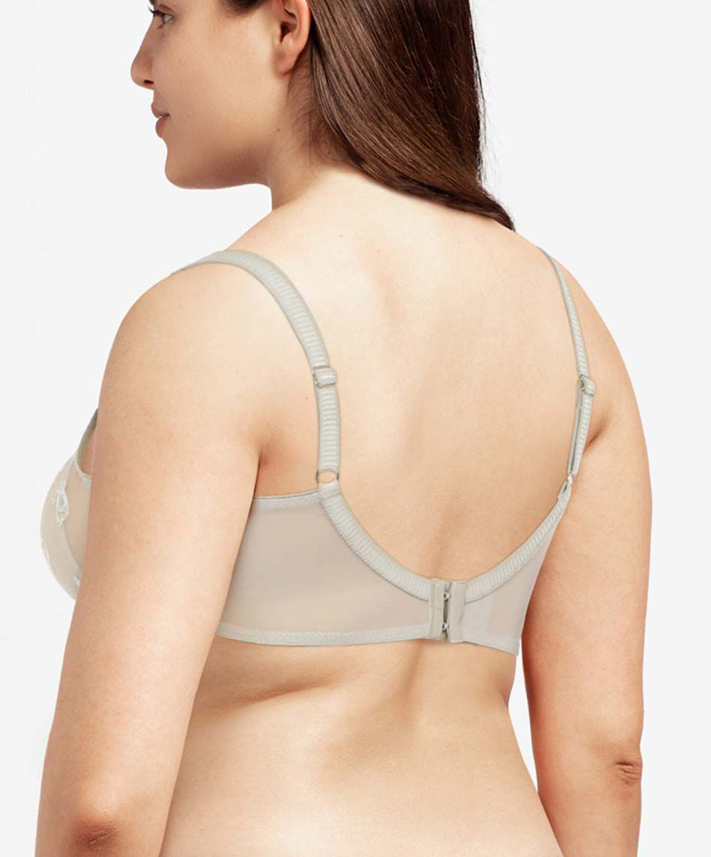 Soutien-gorge armatures grande taille emboitant Chantelle Champs Elysées galet C26010-0Z5