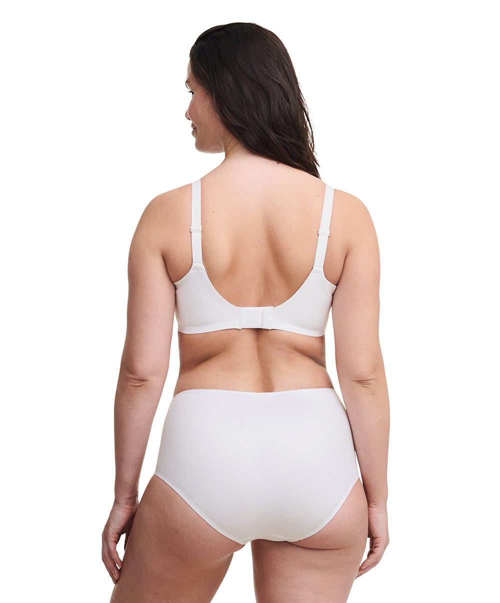 Soutien-gorge armatures très enveloppant grande taille Chantelle Graphic Support blanc C21S10-010