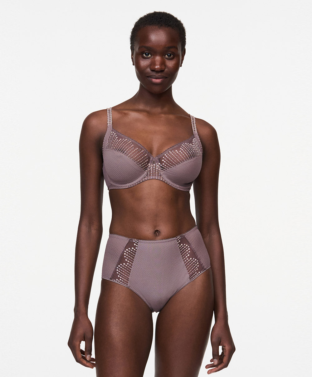 Soutien-gorge armatures grande taille Chantelle Luminesce terre d'ombre sauvage C19K10-0C1