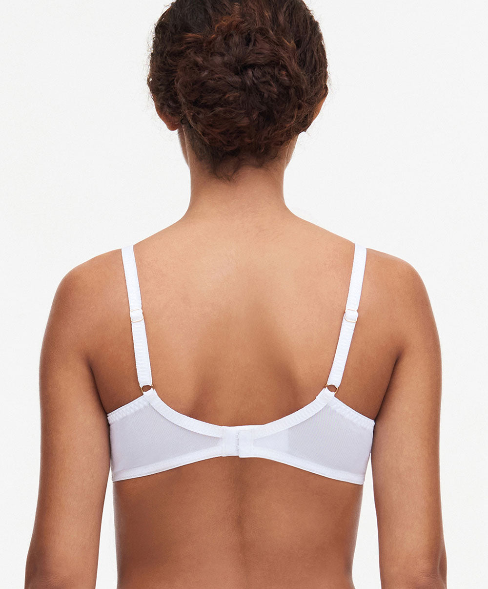 Soutien-gorge armatures Chantelle Champs Elysées blanc marron C26010-0QS
