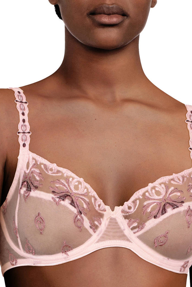 Soutien-gorge armatures couvrant Chantelle Champs Elysées rose perle C26010-046