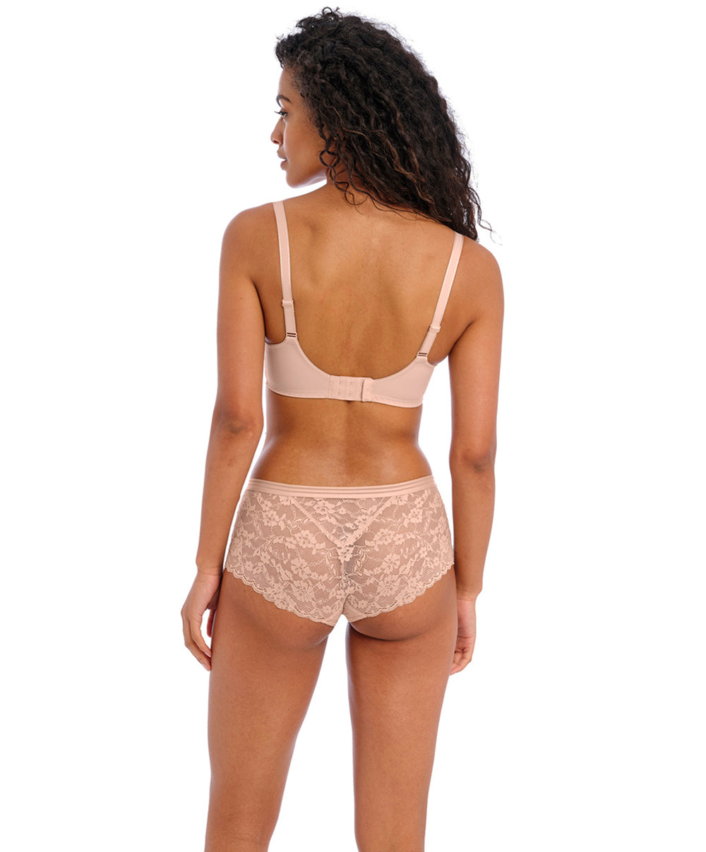 Soutien-gorge balconnet à armatures renforts latéraux grande taille Freya Offbeat natural beige AA5451-NAE