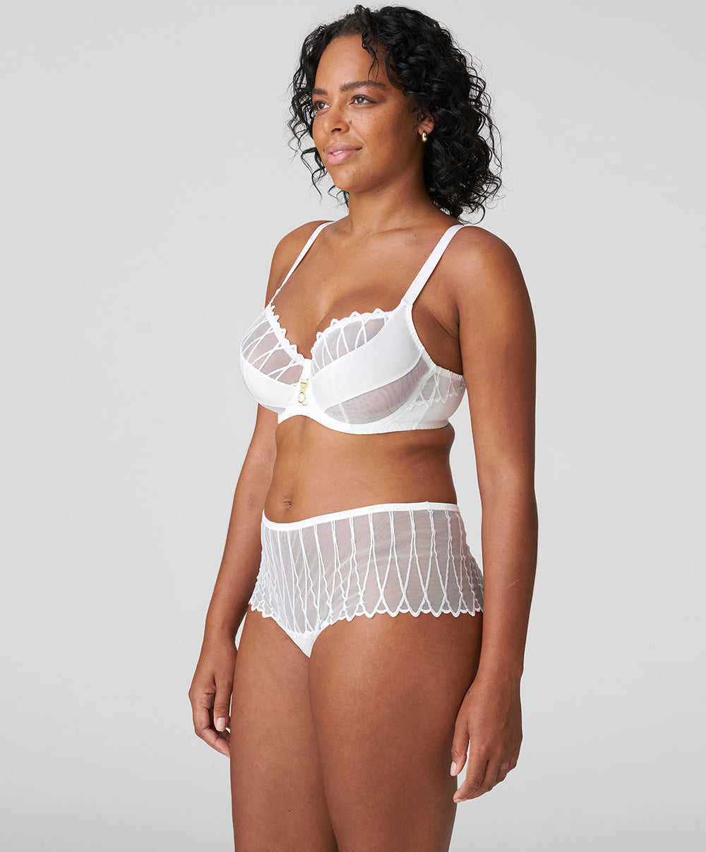 Soutien-gorge balconnet coupe tulipe PrimaDonna Arthill blanc 0163364-WIT