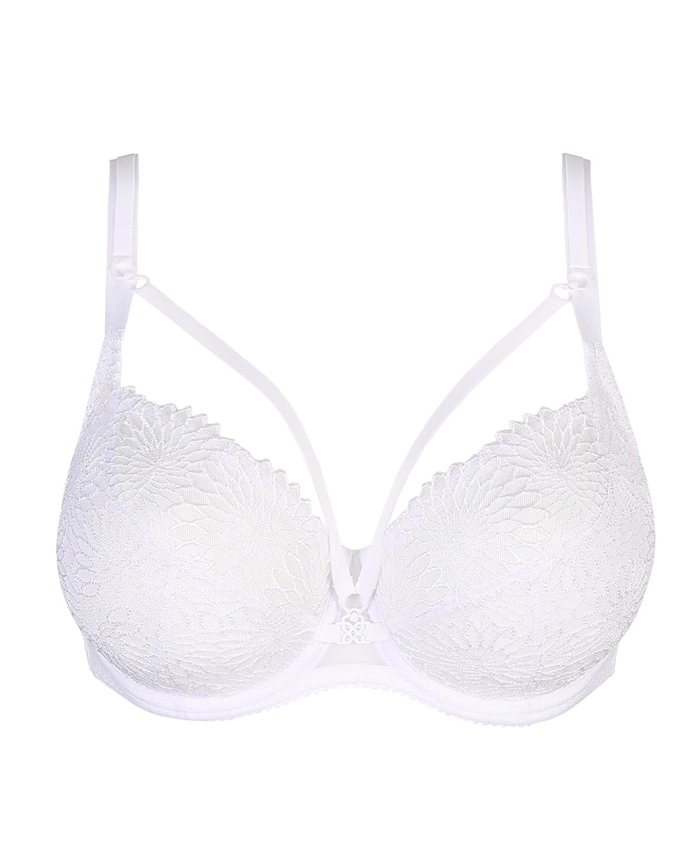 Soutien-gorge balconnet coupe tulipe PrimaDonna Sophora blanc 0163184-0163185-WIT