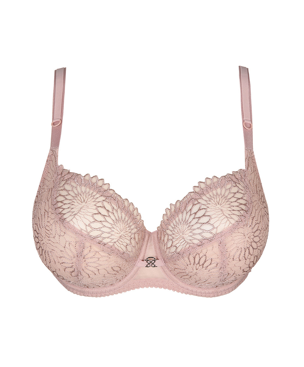 Soutien-gorge balconnet coupe tulipe PrimaDonna Sophora bois de rose 0163184-0163185-BDS