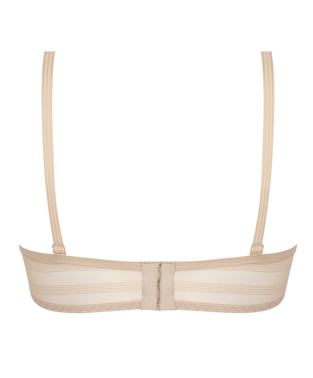 Soutien-gorge bandeau bretelles amovibles Antigel de Lise Charmel New Apesanteur skin rosé ECJ5614-SR