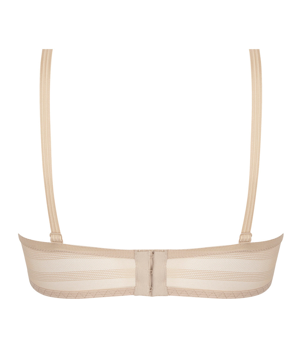 Soutien-gorge bandeau bretelles amovibles Antigel de Lise Charmel New Apesanteur skin rosé ECJ5614-SR