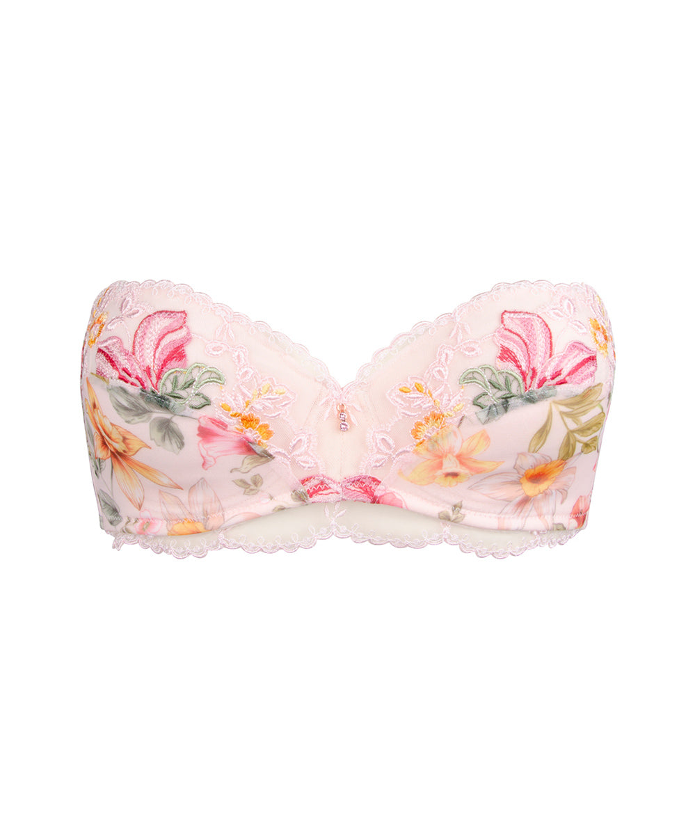 Soutien-gorge bandeau bretelles amovibles Lise Charmel Désir en Fleur multicolore ACG5685-FS