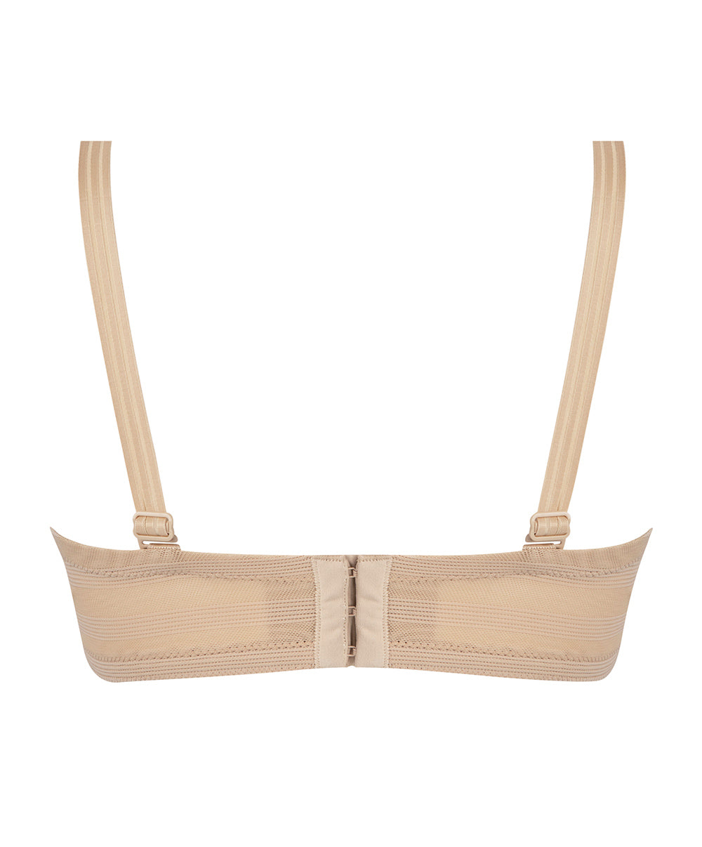 Soutien-gorge bandeau bretelles amovibles grande taille Antigel de Lise Charmel New Apesanteur skin rosé FCJ5614-SR 10