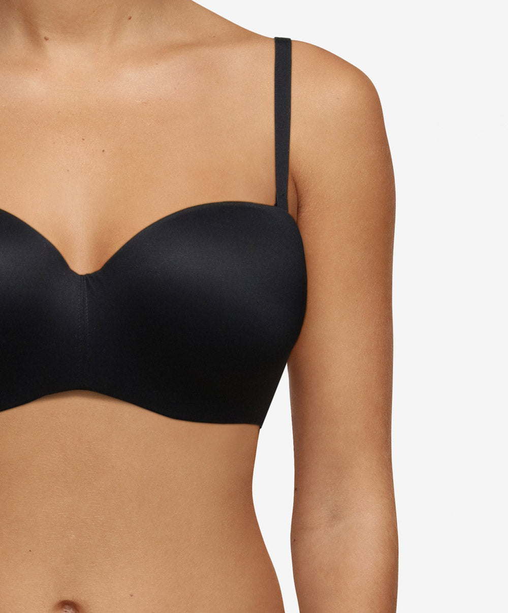 Soutien-gorge bandeau coque Chantelle Norah noir C13F50-011