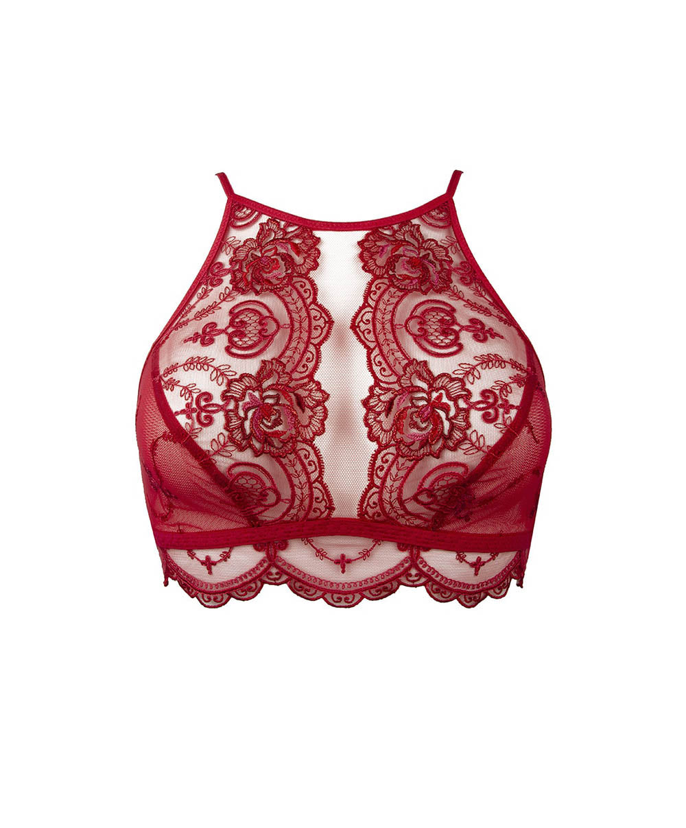 Soutien-gorge bandeau souple Lise Charmel Tellement glamour Rubis ACH5904-SR